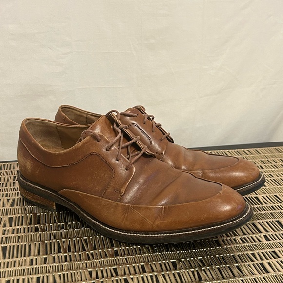 Cole Haan Mens Warren Apron Toe Oxford Dress Shoes‎ Size 9.5 - Picture 1 of 8